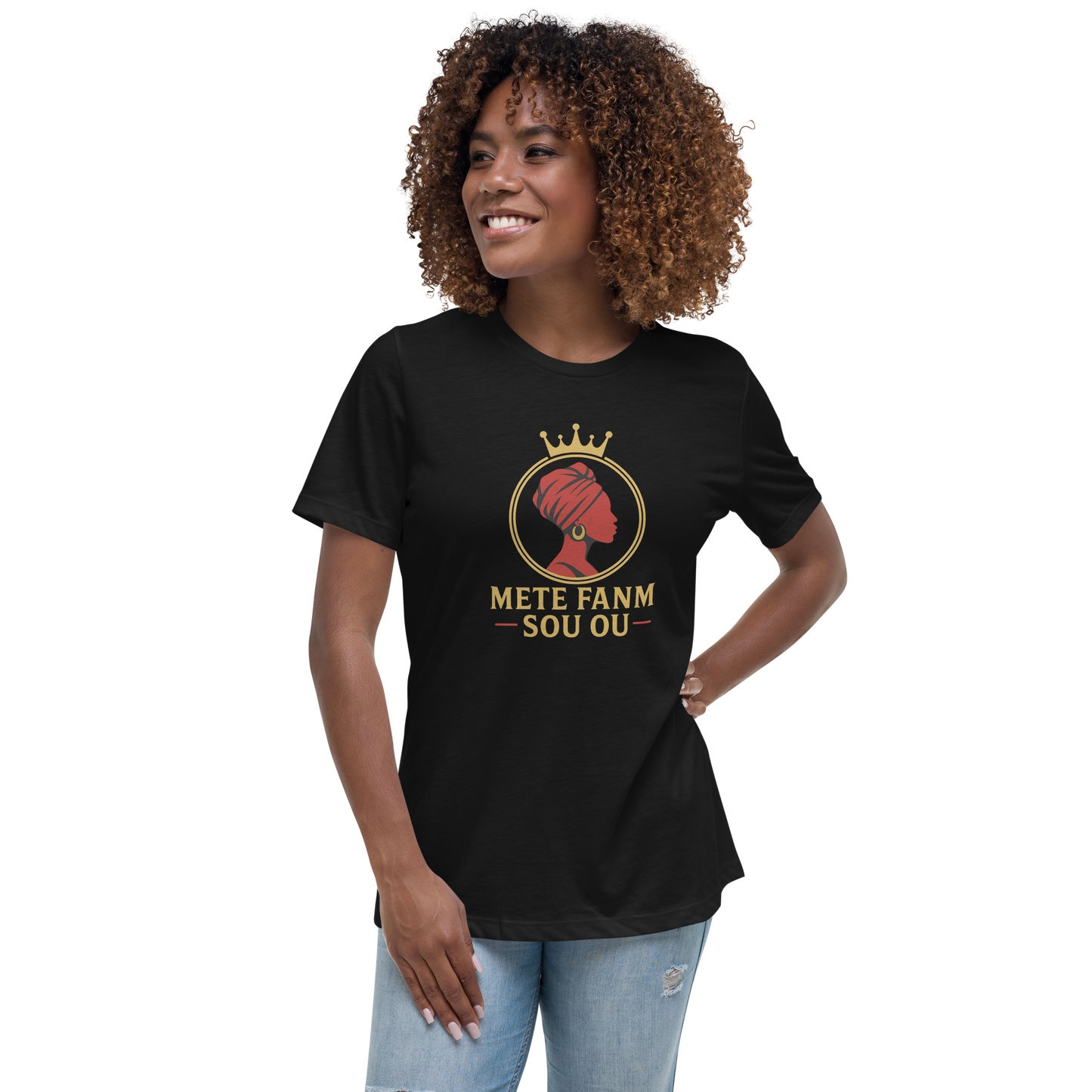 "Mete Fanm Sou Ou" — Honor Her Strength T-Shirt